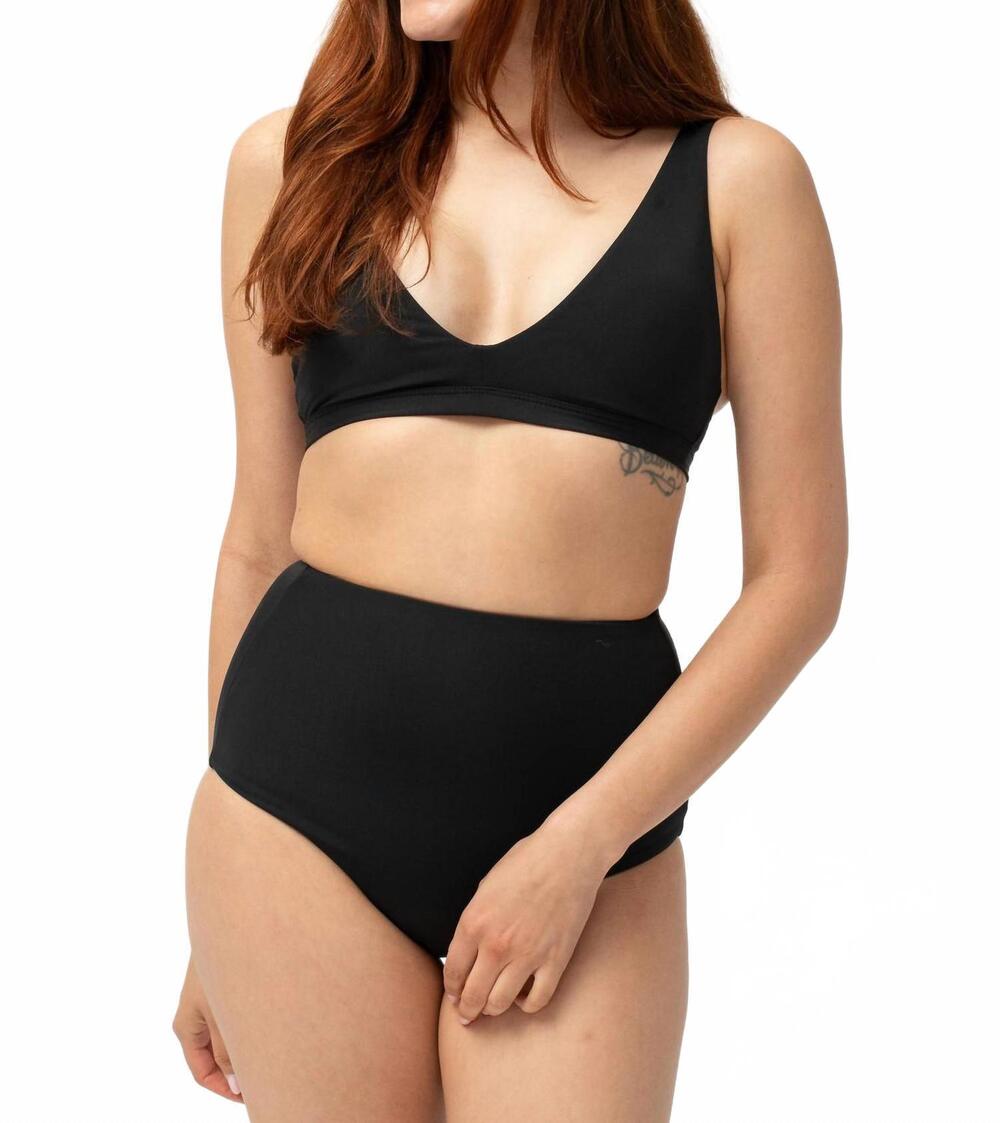 NEW POST SWIM mary bottom in brave black